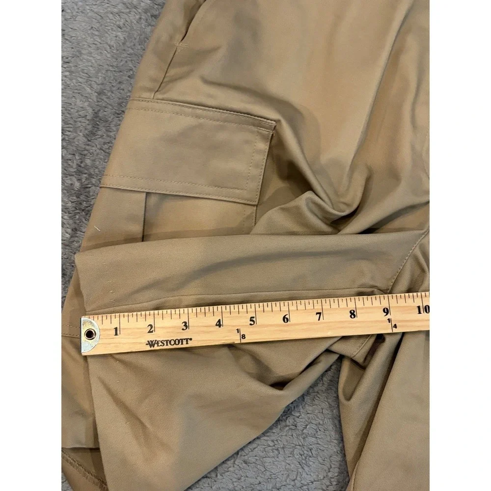 Edwards 8468-005 Womens Tan Cargo Shorts Poly Cotton Woven Size 16 New